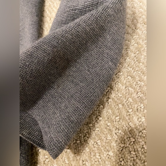 Eileen Fisher Grey long sweater coat small - Picture 2 of 5